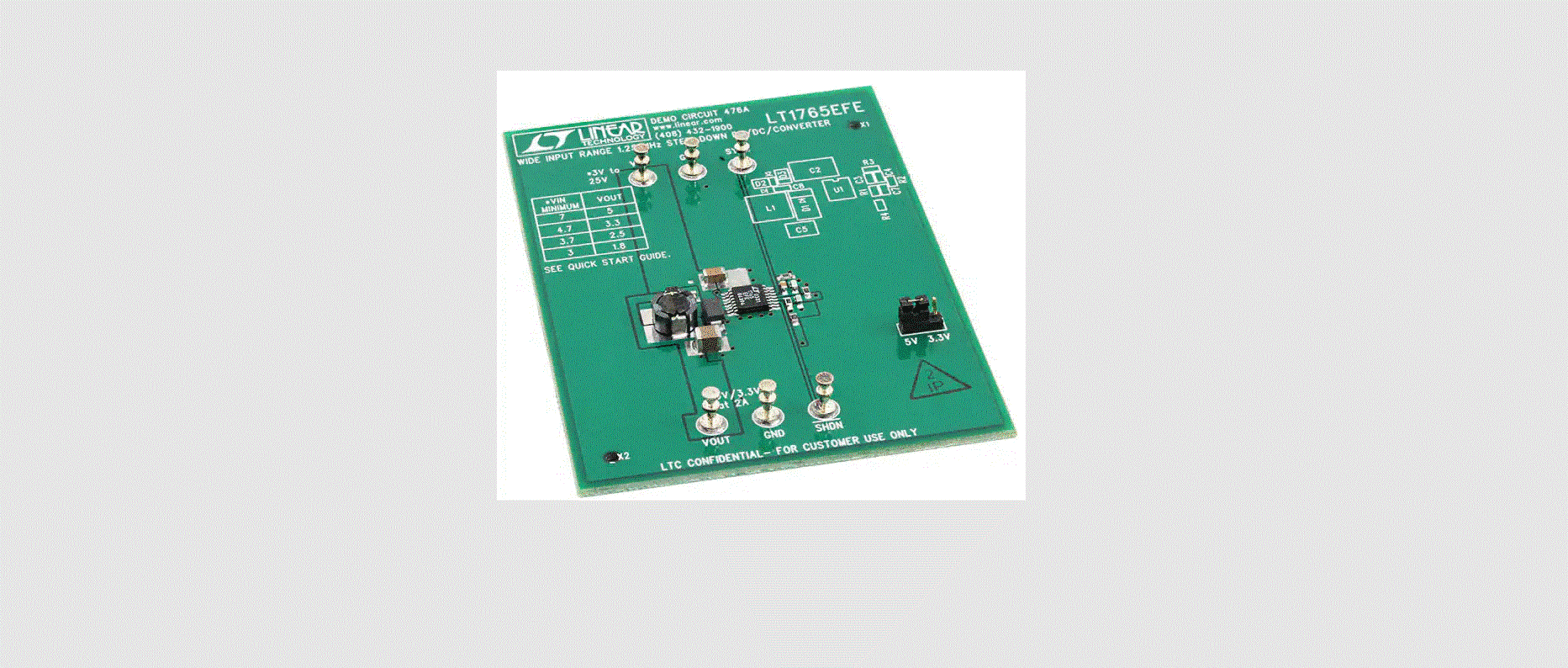 Linear Technology Lt1765efe 1.25mhz 3a Peak Switch Current Monolithic Step Down Converter User Guide