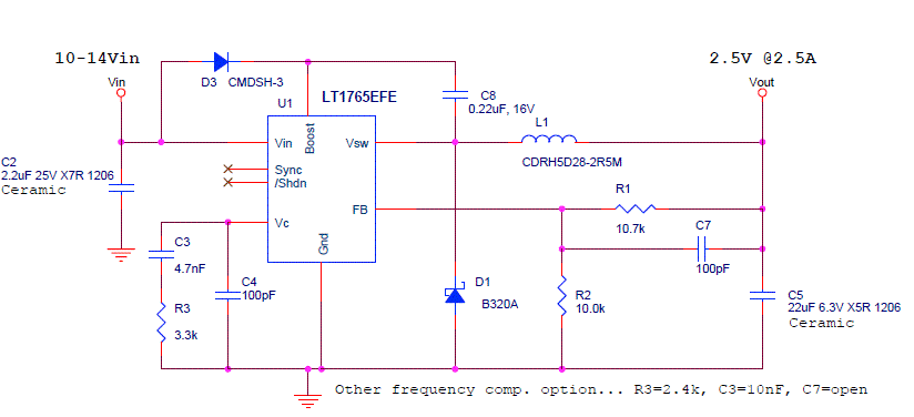 LINEAR TECHNOLOGY LT1765EFE 1.25MHZ-3A-Peak Switch-Current Monolithic-Step Down Converter-FIG-5