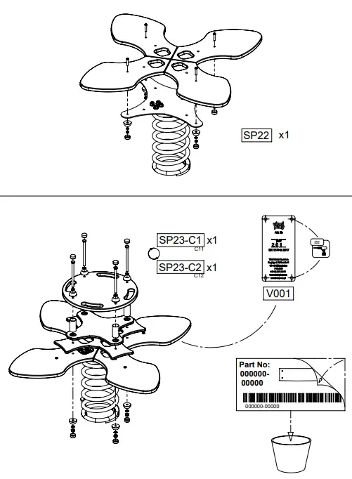 vinci play 0611-1 Spring Flower for Four fig 9