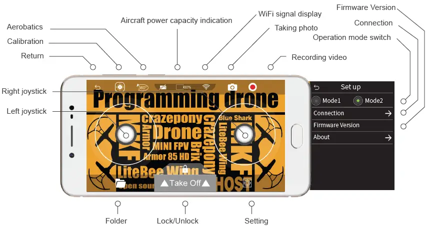 LiteBee Wing EDU Programmable Coding Drone-14