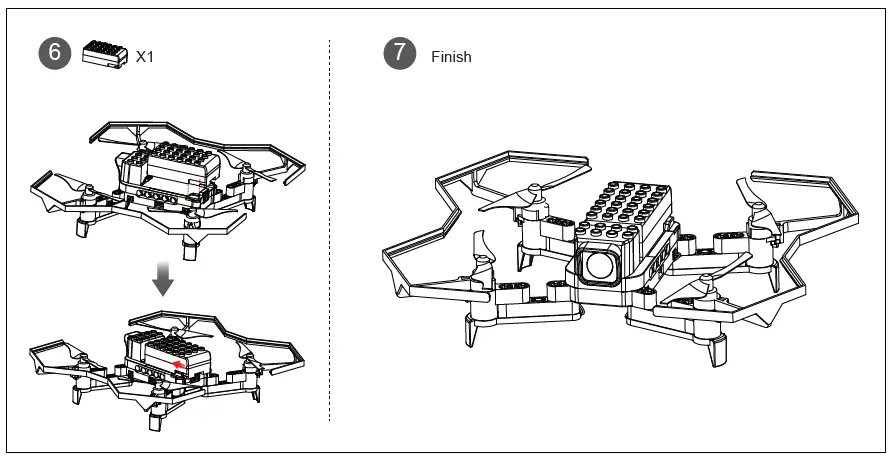 LiteBee Wing EDU Programmable Coding Drone-3