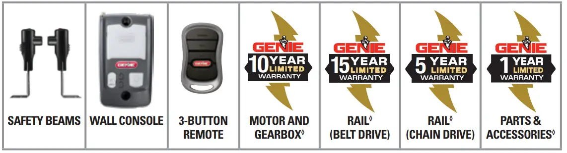 GENIE 2028B Belt or Chain Drive -Warranty