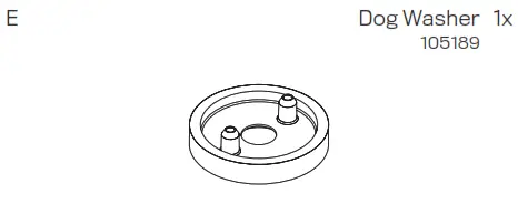 INNOVATIVE Ingenico ISC250 Wall Mount - Bracket Screw 2x