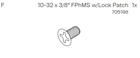 INNOVATIVE Ingenico ISC250 Wall Mount - Lock Patch