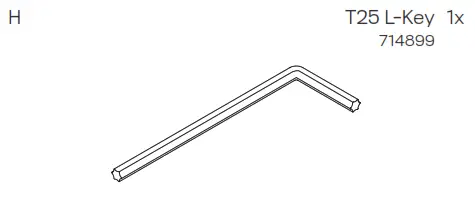 INNOVATIVE Ingenico ISC250 Wall Mount - T25 L-Key