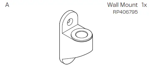 INNOVATIVE Ingenico ISC250 Wall Mount - Wall Mount 1x