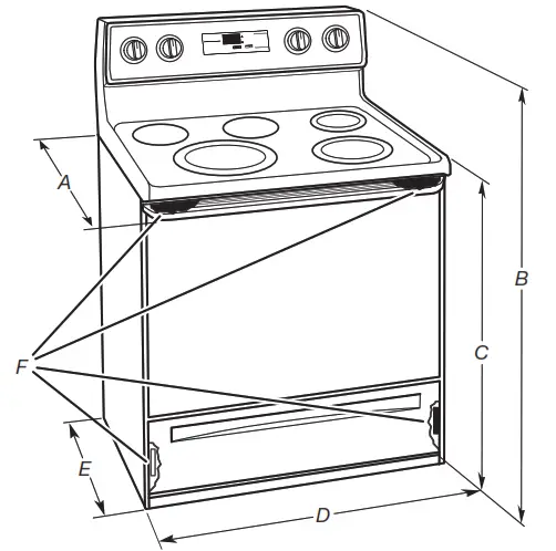 Whirlpool WFE975H0HV 30 76.2 CM  Freestanding Electric Ranges - handle