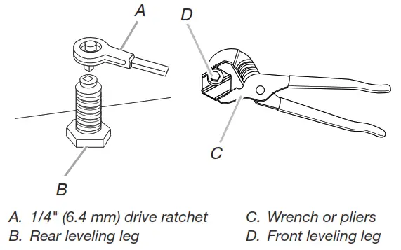 Whirlpool WFE975H0HV 30 76.2 CM  Freestanding Electric Ranges - ratchet