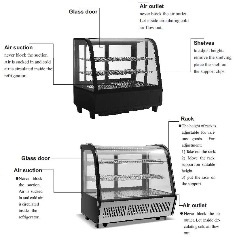 Adexa CW120 Refrigerating Showcase-1