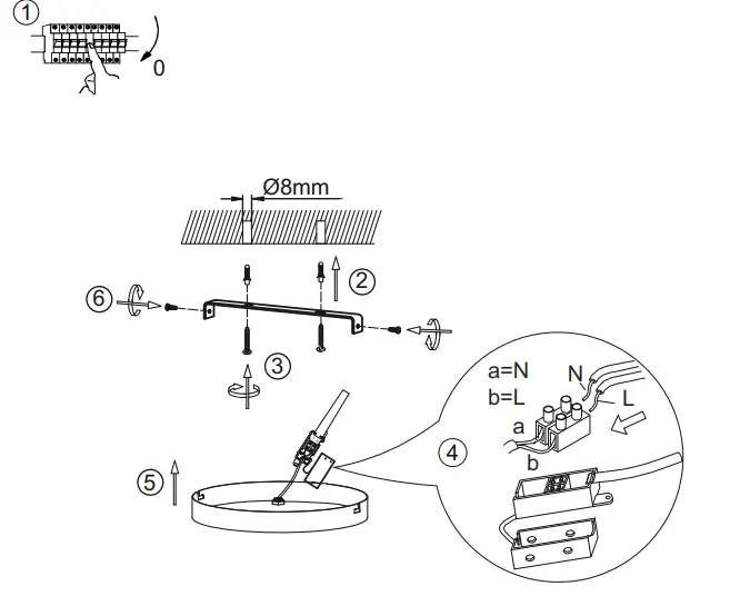 LeuchtenDirekt CUP LED pendant light, black, wood, iron, industrial design, 1-light pendant lamp-2