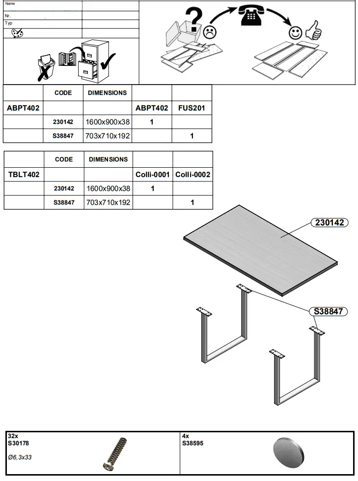 Esstish ABPT402 160 Wide Forte Old Wood Vintage - 01