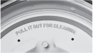 LID (underside) RUBBER GASKET