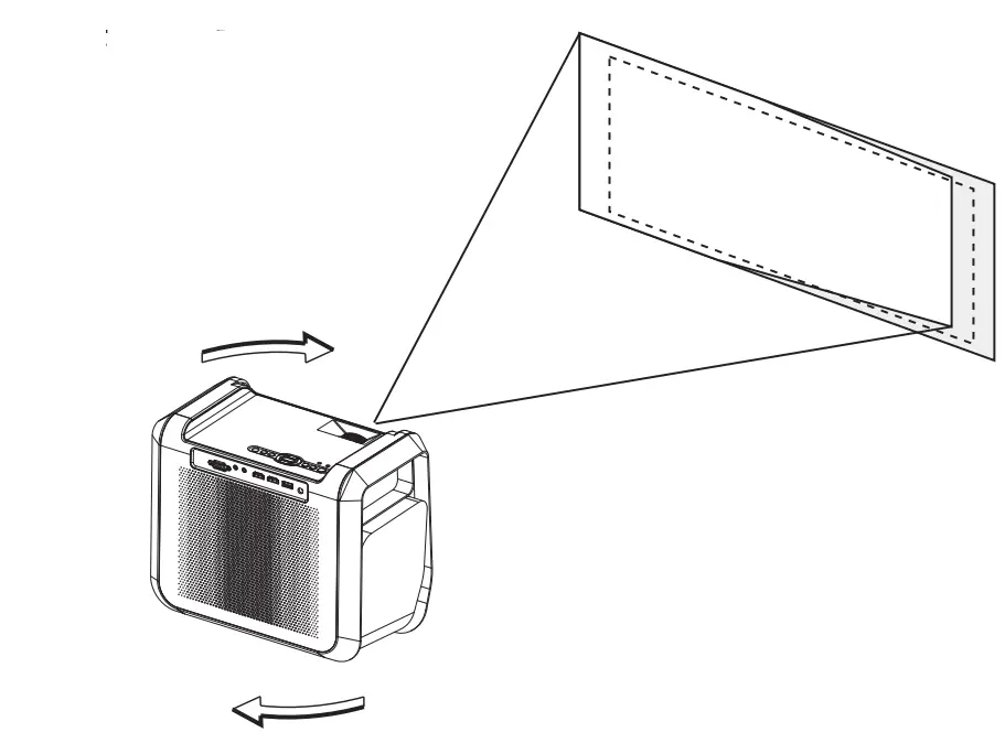 RCA - RPJ060 Portable Projector Home Theater Entertainment System-4