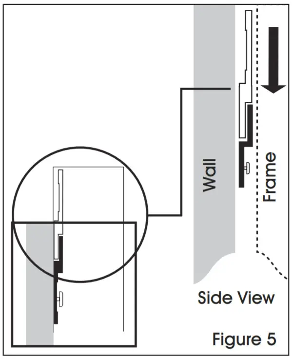 ULINE H-5823 3 Door Enclosed Cork Board - ASSEMBLY5
