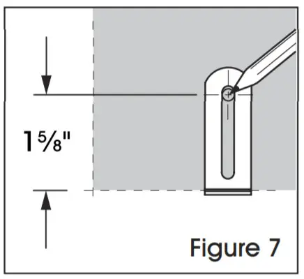 ULINE H-5823 3 Door Enclosed Cork Board - MOUNTING41
