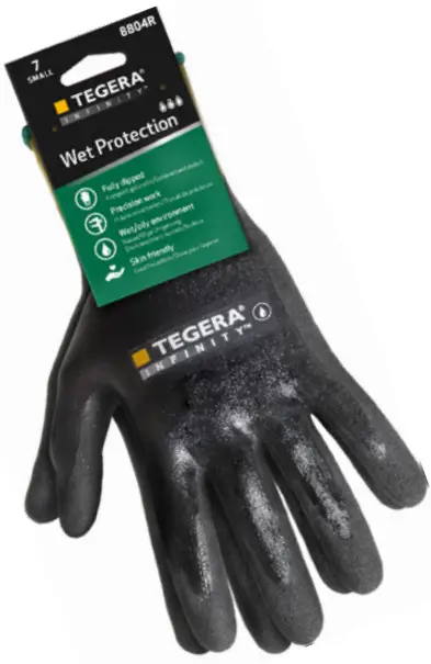 TEGERA 8804R Infinity Nitrile Coated Contact Heat Resistant Gloves