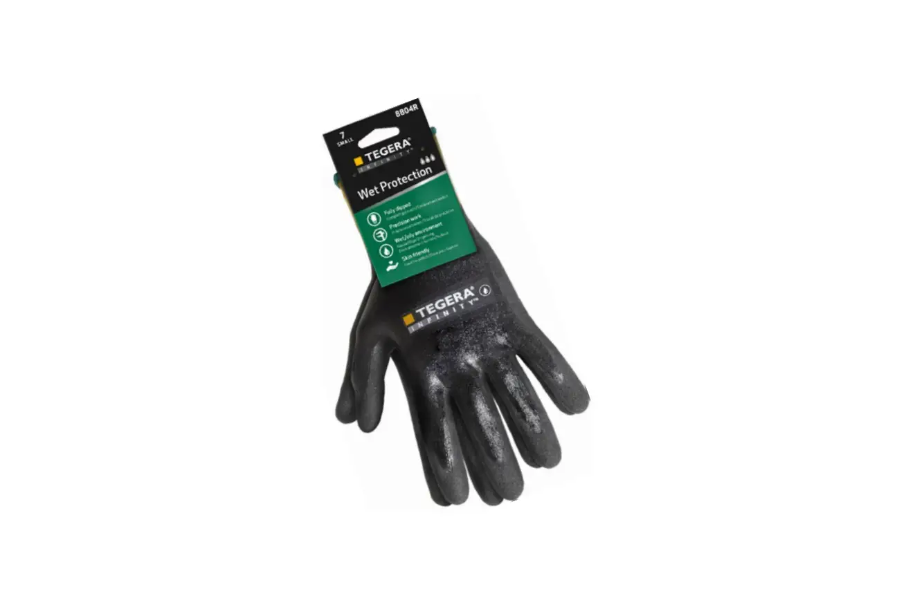 Tegera 8804r Infinity Nitrile Coated Contact Heat Resistant Gloves Instructions
