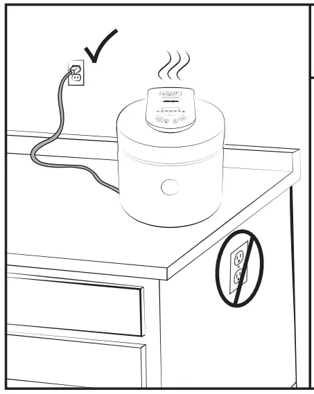 AROMA ARC 7206P Purple Clay Rice and Grain Multicooker - Short Cord Instructions