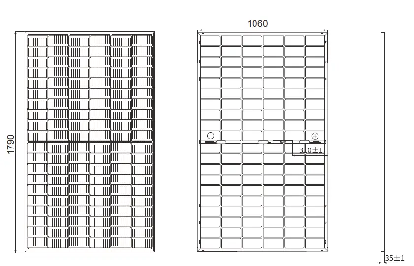 felicity solar MSD120-400W Mono Half Cut Single or Double Glass Module 2