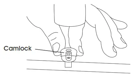 ULINE H-3878 Slatwall Cube Tower - ASSEMBLY Figure 2