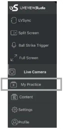 Saved videos interface