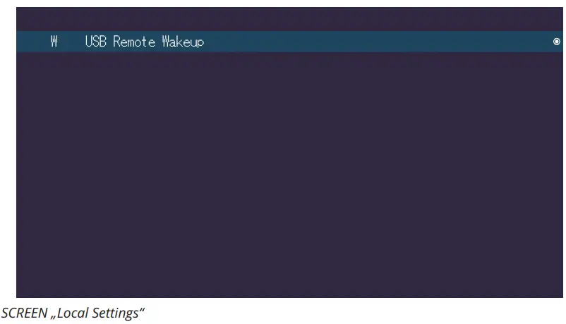 MANAGING LOCAL SETTINGS