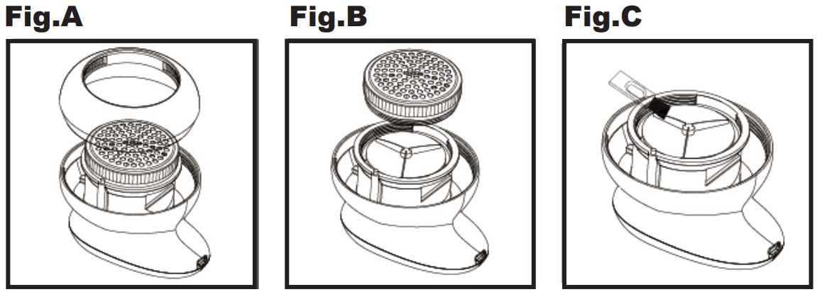 beper 50 245 USB Rechargeable Lint Remover - FIGURE 1