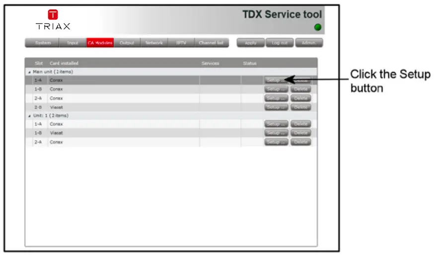 TRIAX 492070 TDX Backend 2CI 2 x CI Backend Module-fig11