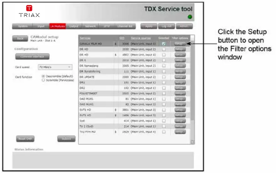 TRIAX 492070 TDX Backend 2CI 2 x CI Backend Module-fig16