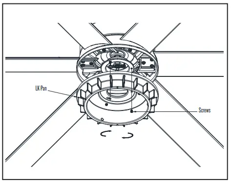 INSTALLING THE LIGHT KIT PAN