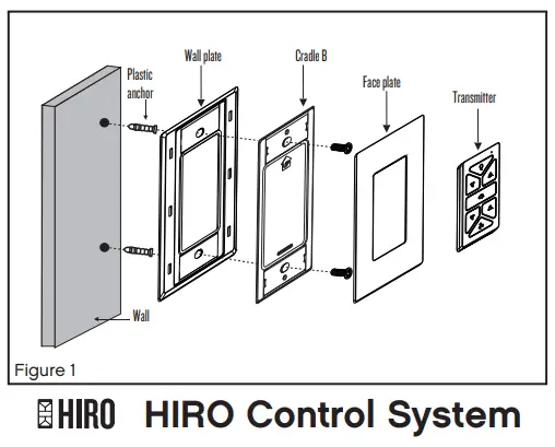 INSTALLING THE WALL CONTROL