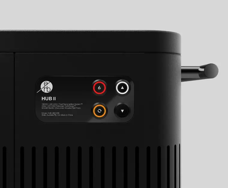 everdure HBCE3BUS HUB II Electric Ignition Charcoal Grill - 1