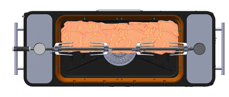 everdure HBCE3BUS HUB II Electric Ignition Charcoal Grill - 10