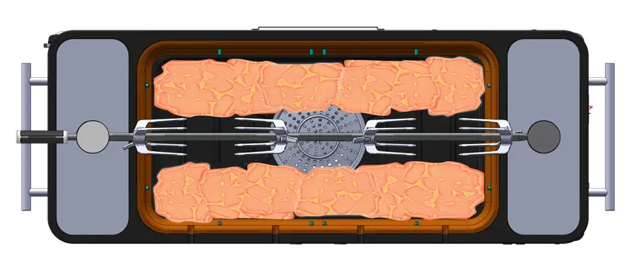 everdure HBCE3BUS HUB II Electric Ignition Charcoal Grill -11