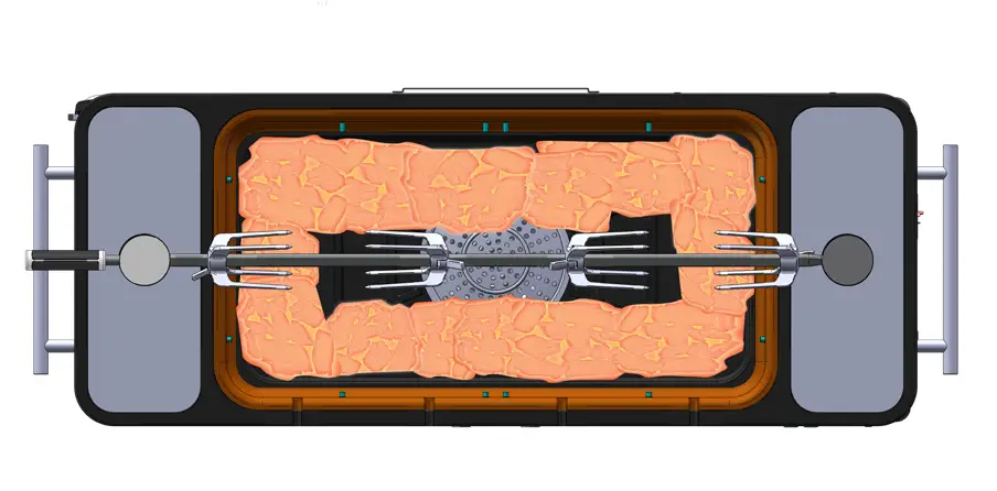 everdure HBCE3BUS HUB II Electric Ignition Charcoal Grill -12