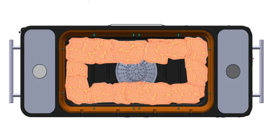 everdure HBCE3BUS HUB II Electric Ignition Charcoal Grill - 8