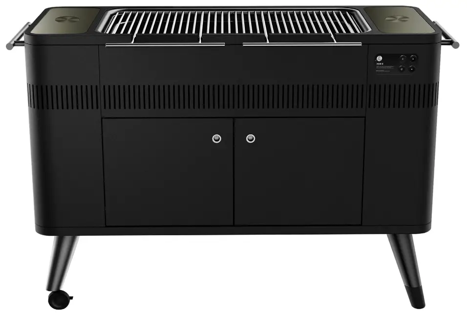 everdure HBCE3BUS HUB II Electric Ignition Charcoal Grill new