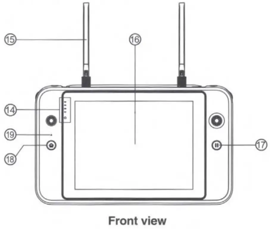 AUTEL AUTSC01 Smart Controller - Front view