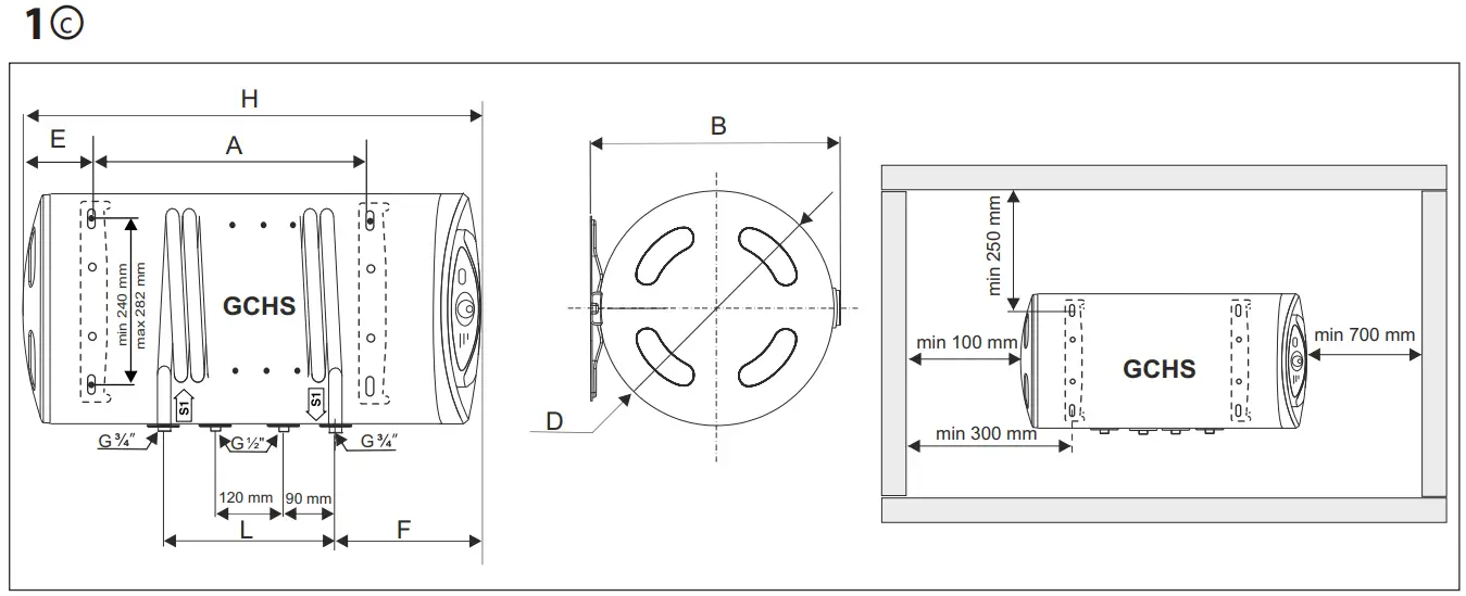 TESY 10047, 12047, 15047 Electric Water Heater - 3