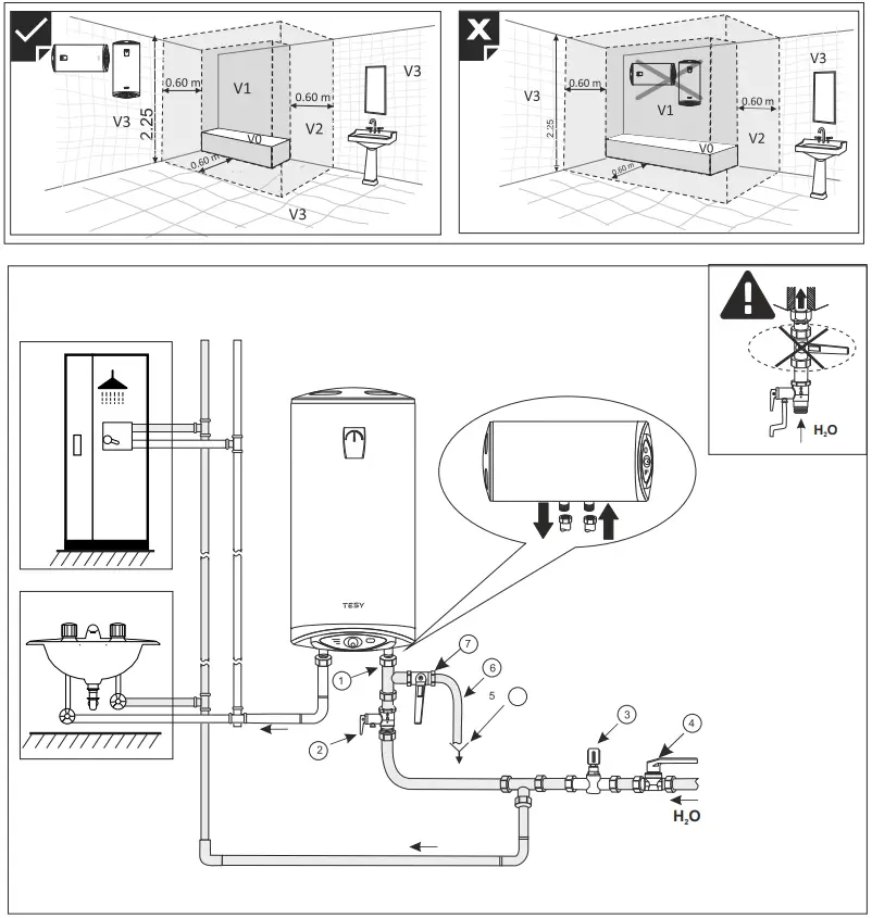 TESY 10047, 12047, 15047 Electric Water Heater - 8