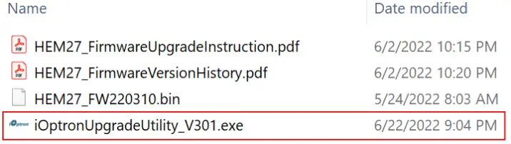 iOptron-HEM27EC-Firmware-Upgrade-FIG-3