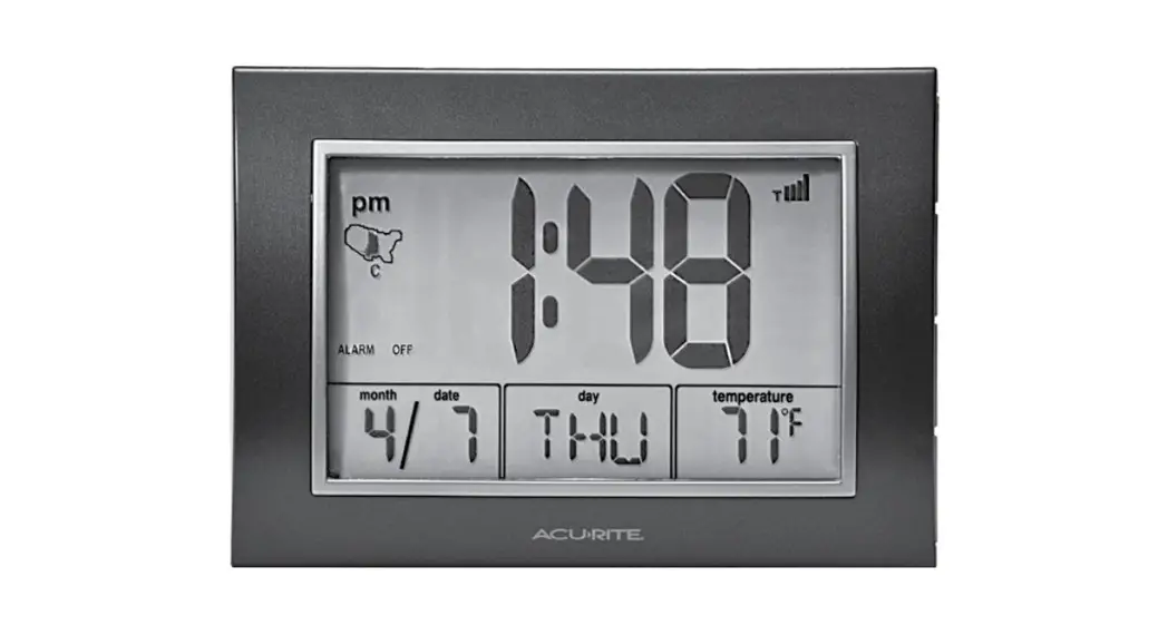 Acurite 13131a3 Atomic Alarm Clock Instruction Manual Acurite 13131a3 Atomic Alarm Clock Instruction Manual