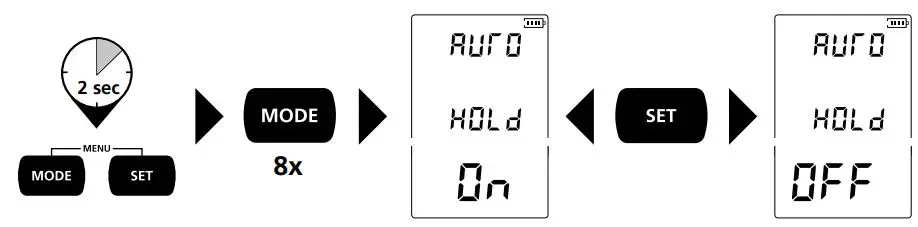 Laserliner 082 390 MultiWet-Master Compact Plus Material Moisture Meter Instruction Manual - AutoHold