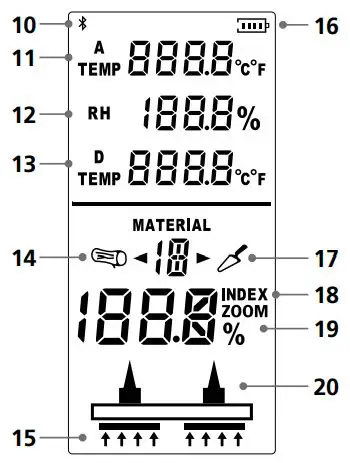 Laserliner 082 390 MultiWet-Master Compact Plus Material Moisture Meter Instruction Manual - Insert battery