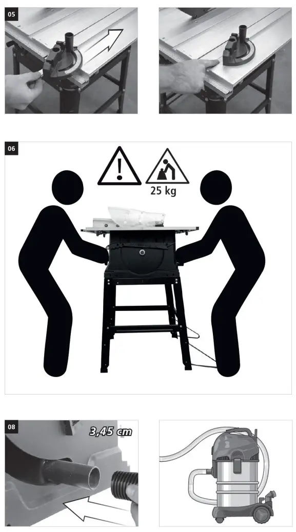 BORMANN BTS2850 Bench Circular Saw - Fig10