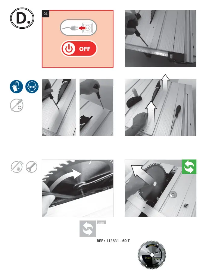 BORMANN BTS2850 Bench Circular Saw - Fig6