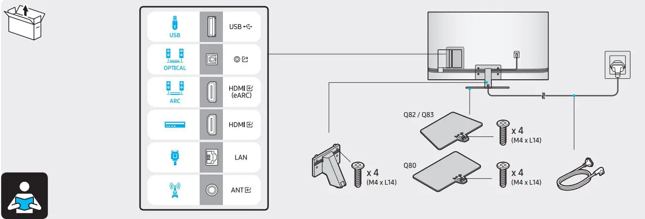 SAMSUNG BN68-15970K-00 Smart TV User Guide - What's in the box
