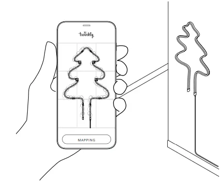twinkly LED Light Strip - Figure 8