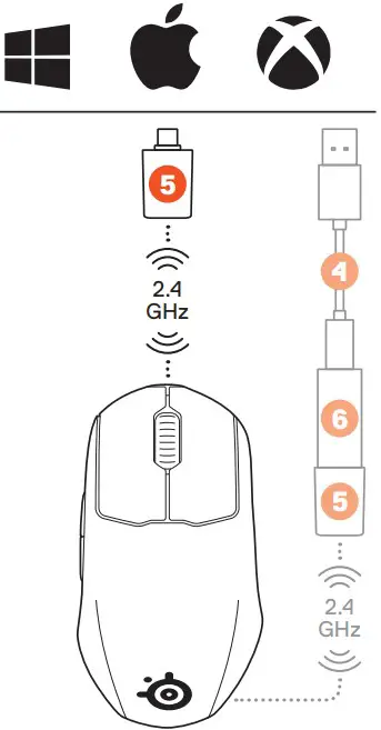 CONNECTING VIA 2.4 GHZ WIRELESS