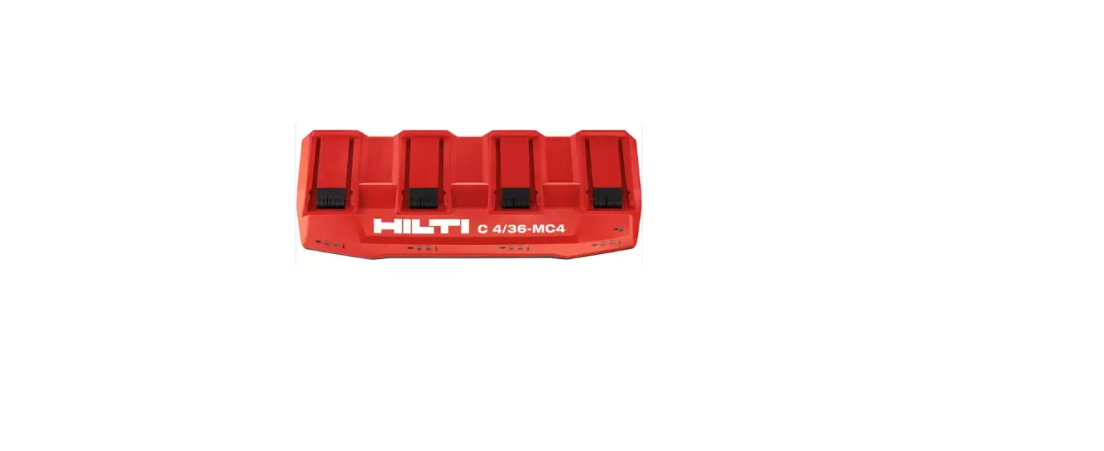 Hilti C 4-36 Mc4 Multi-bay Lithium-ion Battery Pack Charging Station Instruction Manual